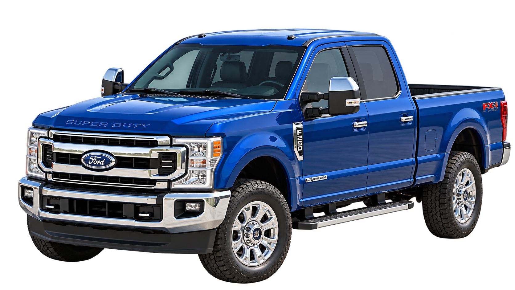 Super Duty azul, unidad de trabajo ilustrativa